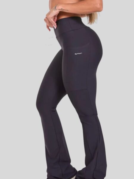 CALÇA FLARE BOLSO
