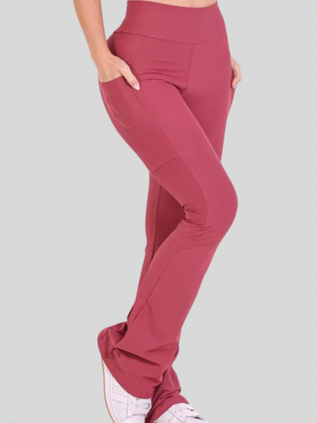 CALÇA FLARE BOLSO